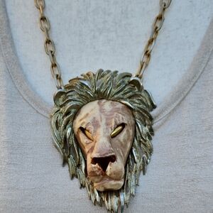 Lion Pendant Necklace